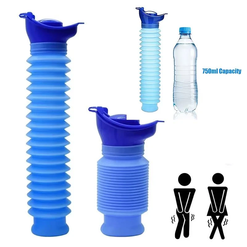 Urinoir portable rétractable de 750 ml